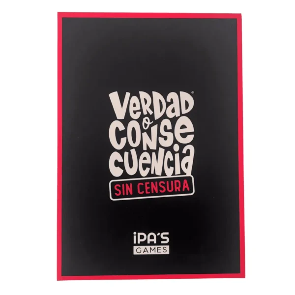 Verdad O Consecuencia® Sin Censura, Juego De Mesa Con Cartas Para Fiesta